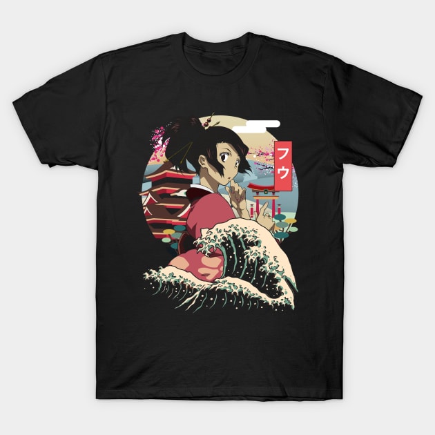 Graphic Fuu Comedy Japanese Anime T-Shirt by Cierra Bauch